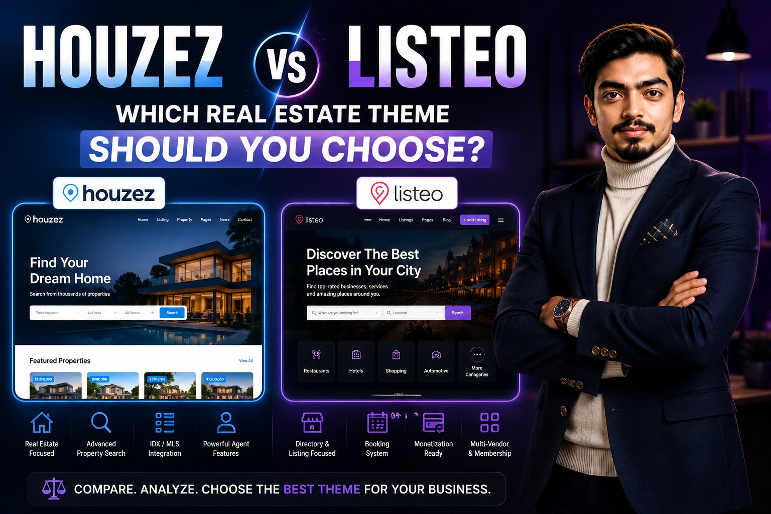 Houzez vs Listeo
